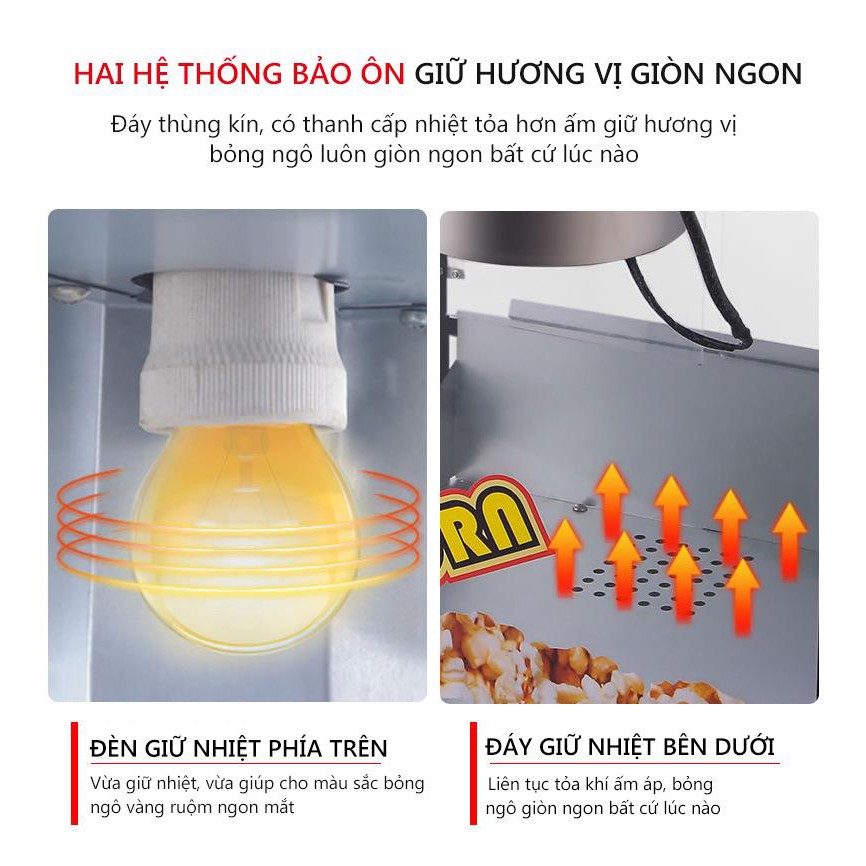 Máy làm bắp rang bơ,máy nổ bỏng ngô.