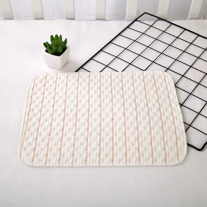 Tấm lót chống thấm cho bé 100% COTTON ORGANIC cao cấp. 50x70cm, 30x45cm Miếng lót chống thấm, mềm mại, thoáng khí