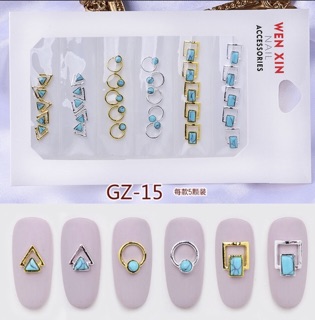Set charm đá kiểu gắn móng,charm đá kiểu nail(ib chọn mẫu)
