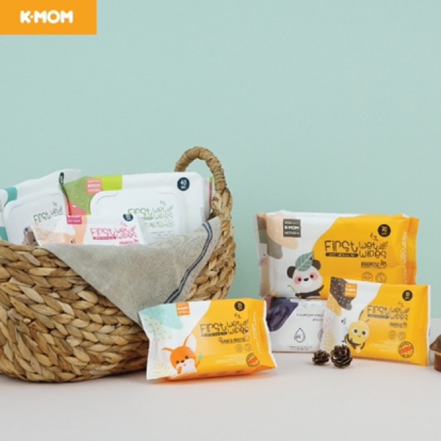 Khăn ướt cao cấp K-Mom Hàn Quốc 70 chiếc