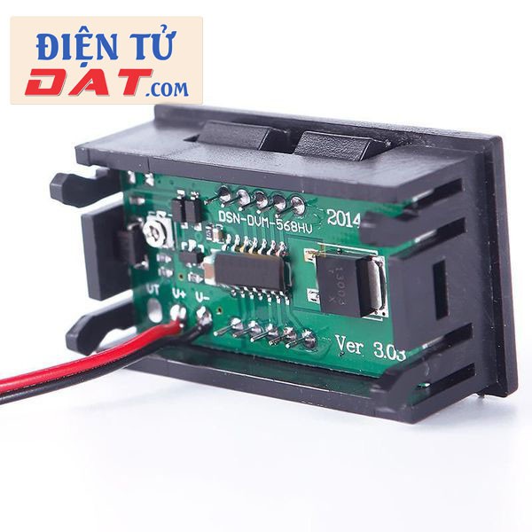 Đồng hồ đo áp DC 5.0-120V - Green