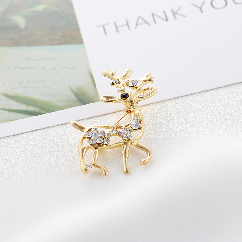 Ghim cài áo đính đá phong cách hàn quốc