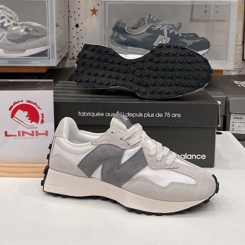 Giày Sneakers NB327 Xám Khói, Hót Nhất 2022, Siêu Chất, Siêu Đẹp, Hack Dáng 5cm, Hàng SC, Bản Trung Quốc