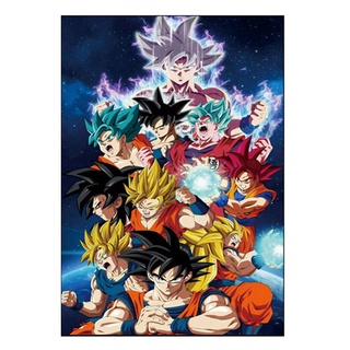 Tranh treo tường trang trí nội thất hình Dragon Ball
