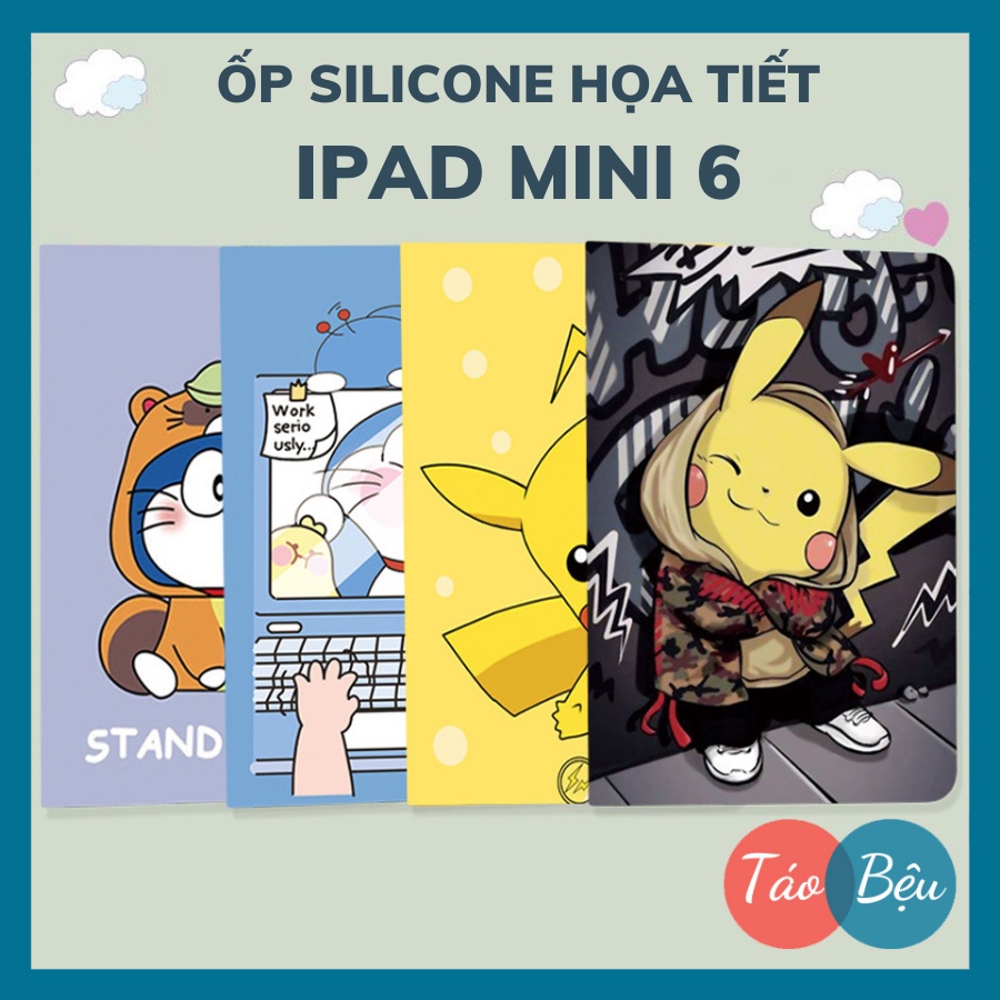 [10 Mẫu] Ốp iPad Mini 6 Họa Tiết, Chất liệu Silicone