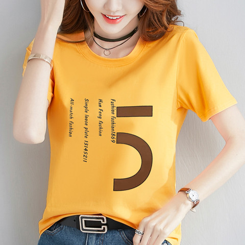 NRVP Áo thun tay ngắn 100% cotton cổ tròn phong cách Hàn Quốc thời trang mùa hè 2021