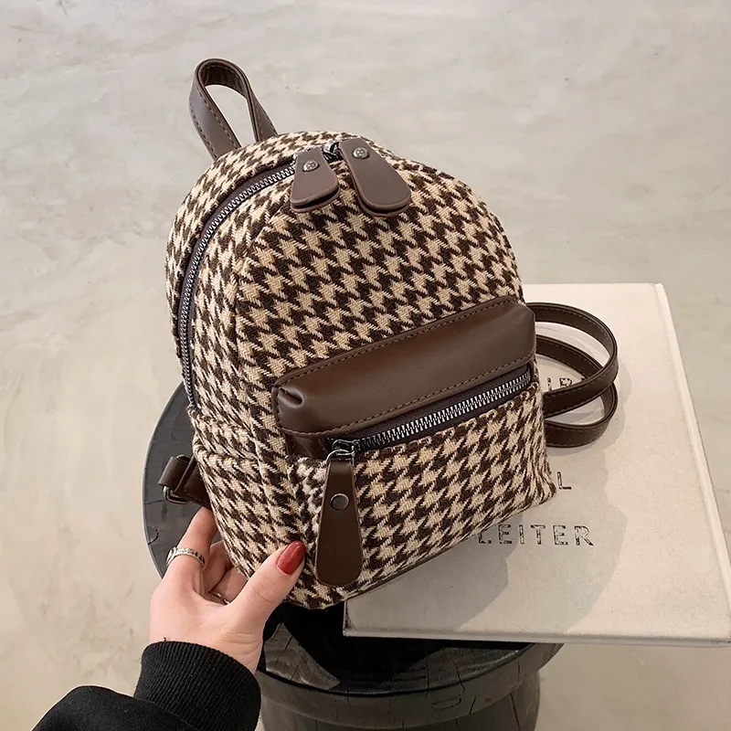 Ba Lô mini Phong Cách Anh Quốc Thời Trang Mùa Hè kf074