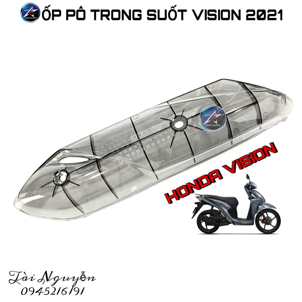 ỐP PÔ TRONG SUỐT HONDA VISION 2021