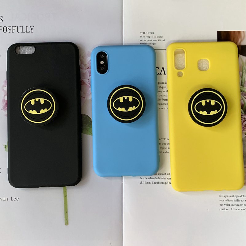 Ốp điện thoại batman + giá đỡ đứng cho Samsung Note 9,Note 8,S7,S7 Edge,S6,S6 Edge,A7 2018,A6 2018,A9 2018,A6+,J8 2018