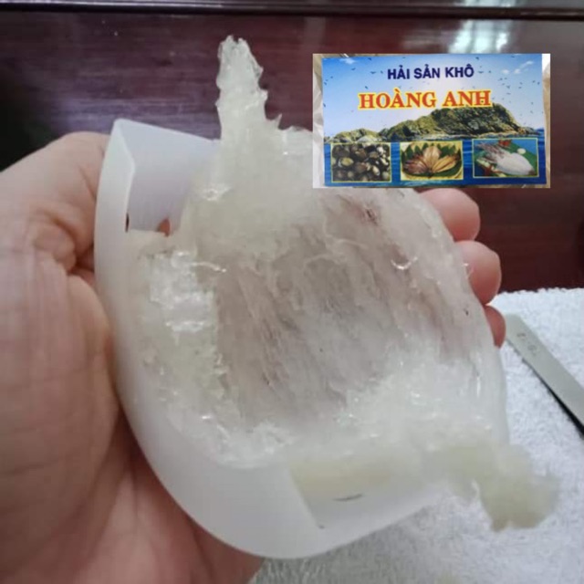 100g yến sơ chế rút lông khô nguyên tổ còn chân nguyên chất 100%- hàng xuất khẩu