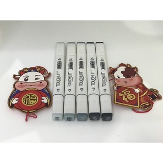 [HOT] Marker Touchliit 6 Set màu Xám