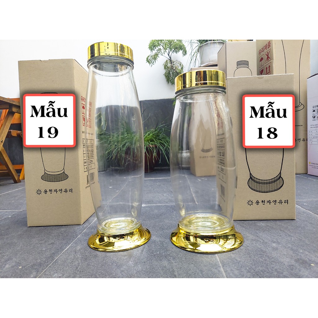Bình thủy tinh Ngâm rượu 3,5L HÀN QUỐC YongCheon hình ELIP No18-19. Hàng cao cấp - Phóng to sâm - Bảo vệ sức khỏe. | BigBuy360 - bigbuy360.vn