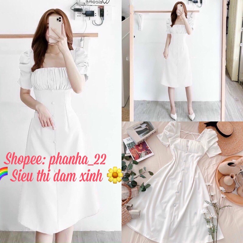 ĐẦM TRẮNG DỰ TIỆC SANG CHẢNH👉HÀNG CAO CẤP-CHUẨN XINH👈ĐẦM ĐI ĐÁM CƯỚI SIÊU XINH,THANH LỊCH DÁNG DÀI XOÈ SIÊU TÔN DÁNG | BigBuy360 - bigbuy360.vn