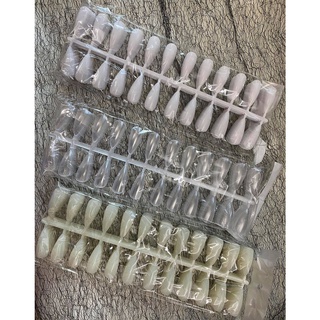 Móng Mẫu Form Thang (Xương Cá) Cài Sổ Móng Rất Đẹp Tiện Cho Tiệm Nail, Spa, Salon - 1 Túi 240 móng