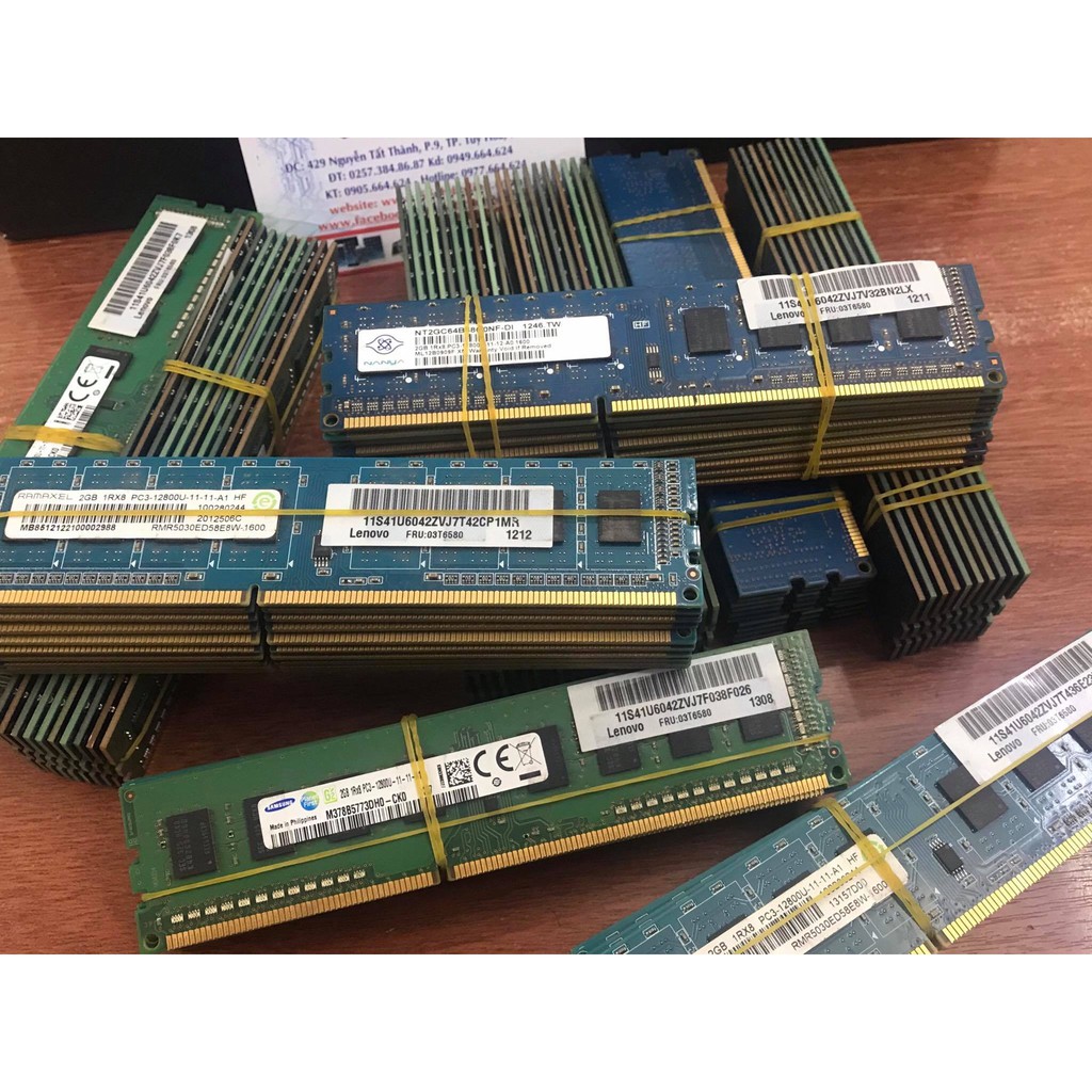 Ram ddr3 2G bus 1600 các loại đẹp xịn sò các loại