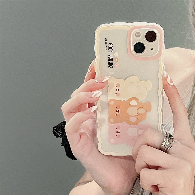 Ốp lưng iphone Ốp Điện Thoại Họa Tiết Gấu Hoạt Hình Cho Iphone 13Promax 12Pro / 14promax / 7 / 8 / 7PLUS11 / 12 / PLUS / PRO / MAX / MINI / 14-14 Dinuo case