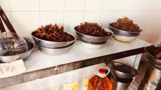 Lươn khô nhà làm