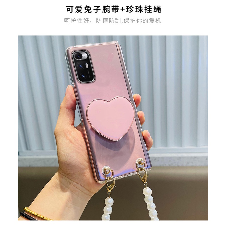 Bao Da Điện Thoại Họa Tiết Trái Tim Thời Trang Cho samsung galaxy z fold 5 4 3 2 5g Ốp