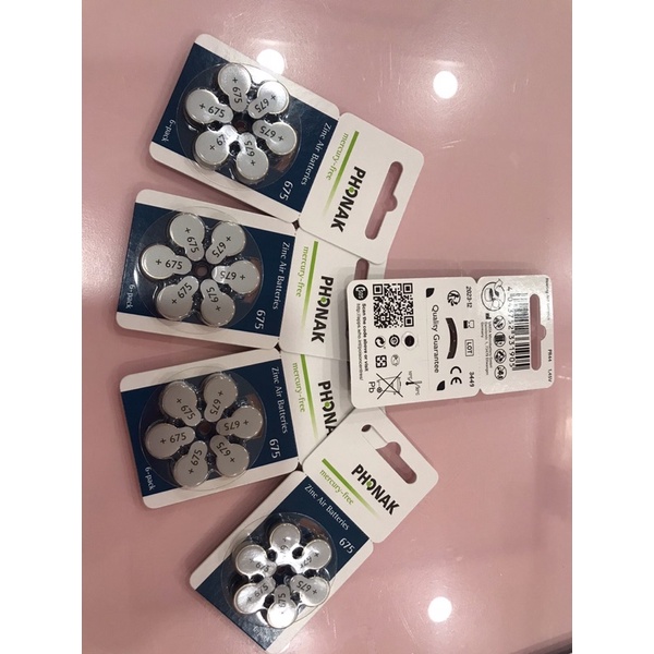 Pin máy trợ thính size 675 Phonak