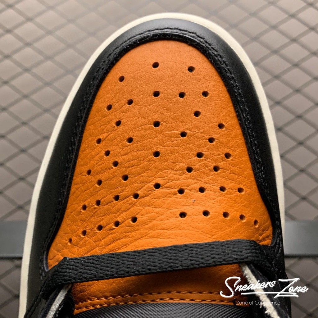 (FREESHIP+HỘP+QUÀ) Giày Thể Thao Sneakers AIR JORDAN 1 Retro High Shattered Backboard màu cam đen mũi cam cho nam và nữ