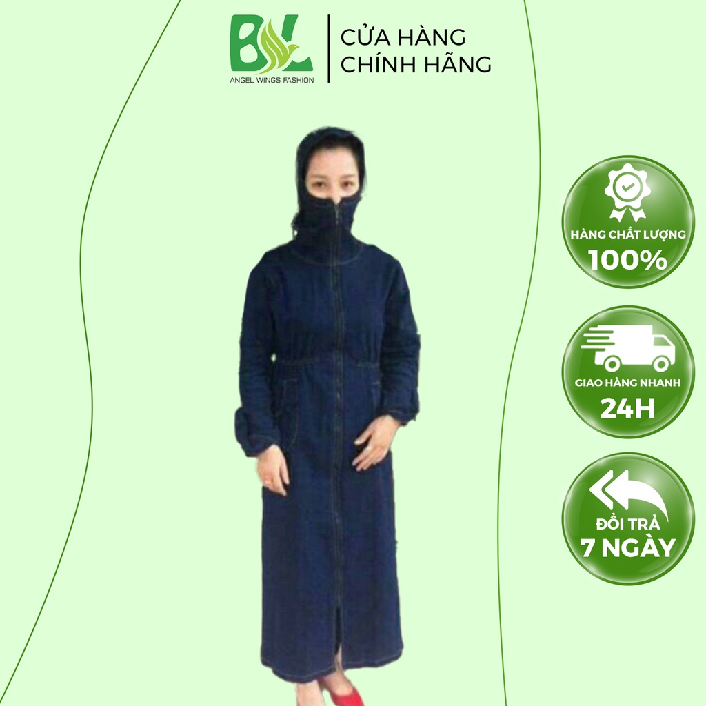 Áo Chống Nắng Bò Dài Thân Chun Eo BL Fashion
