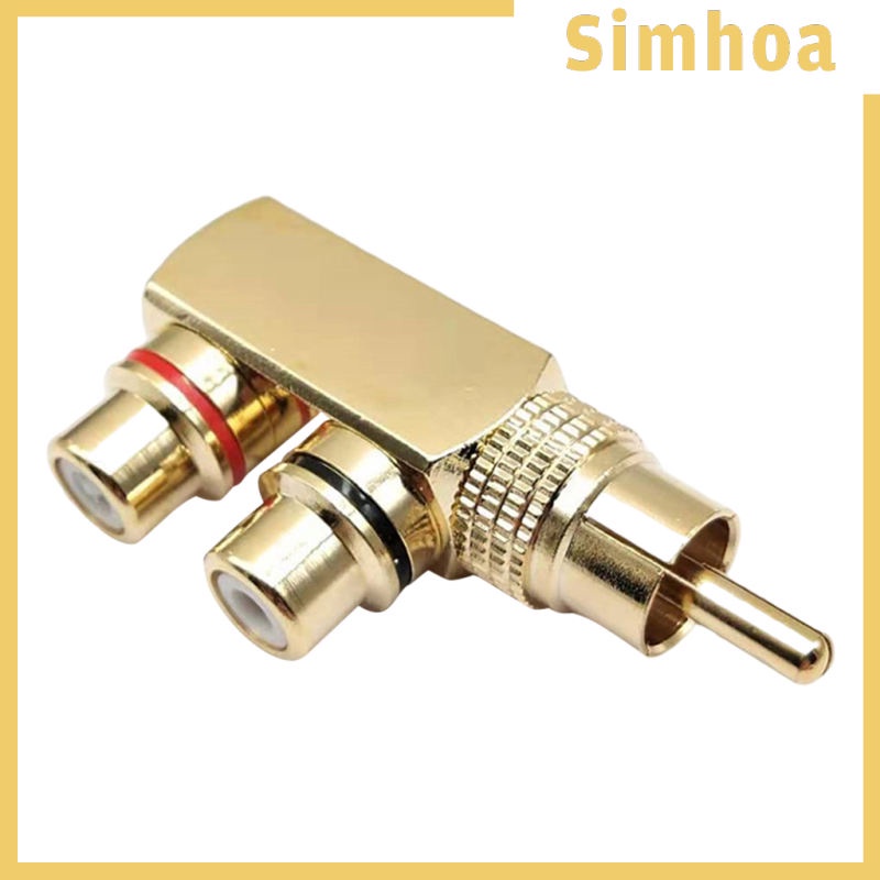 Bộ chia tín hiệu âm thanh RCA 90 độ