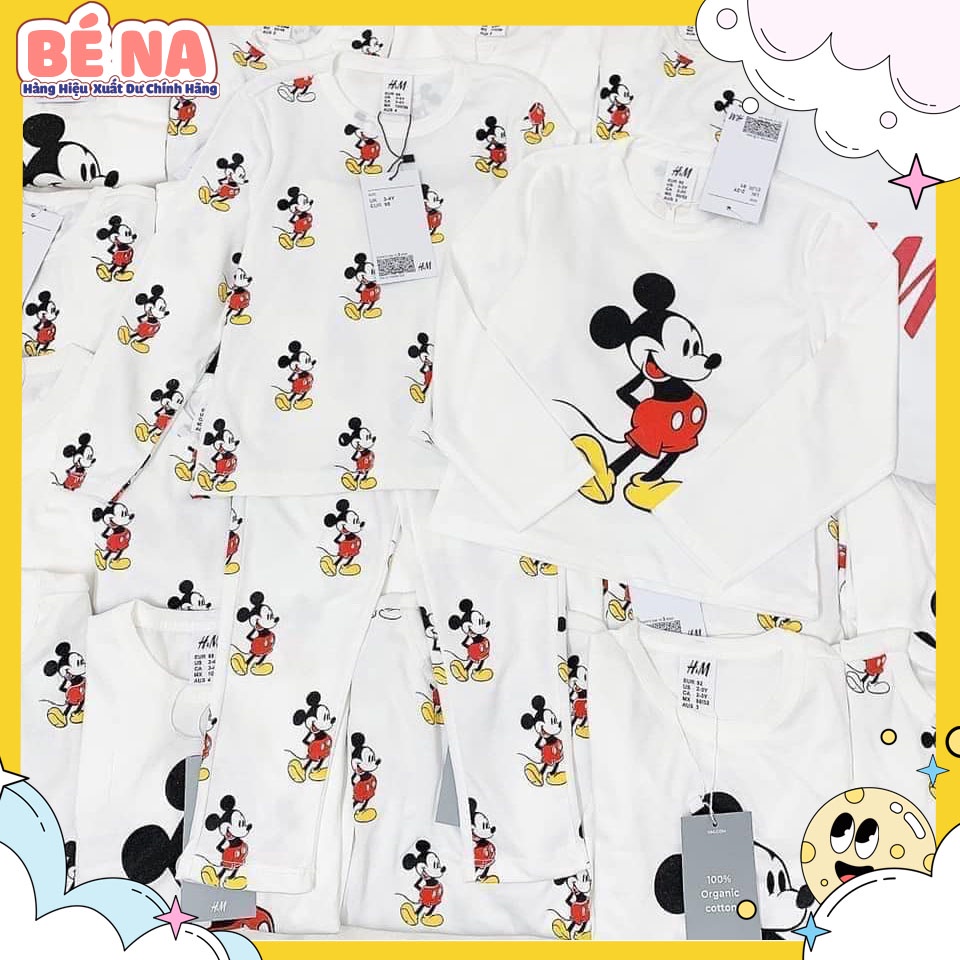 Set 2 bộ tăm Mickey cho cả bé trai và bé gái