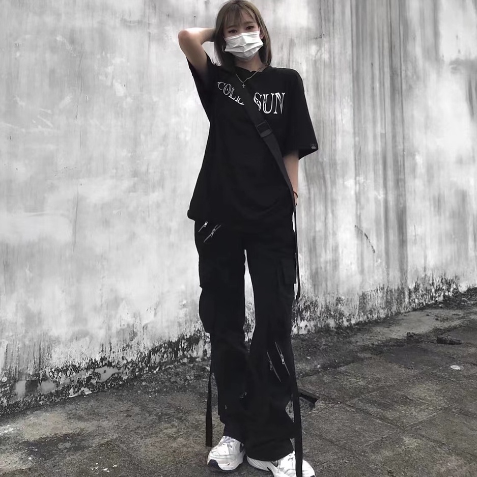 Quần túi hộp unisex cargo pants thời trang hiphop quần thể thao nam dài trẻ tuổi oversize quần túi hộp nam | BigBuy360 - bigbuy360.vn