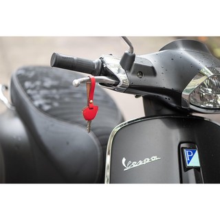 Bọc da chìa khoá vespa, liberty, zip chìa dẹt mỏng