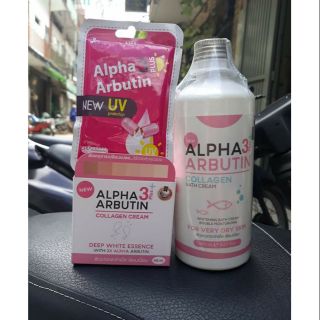 Bộ dưỡng trắng da alpha arbutin thailand