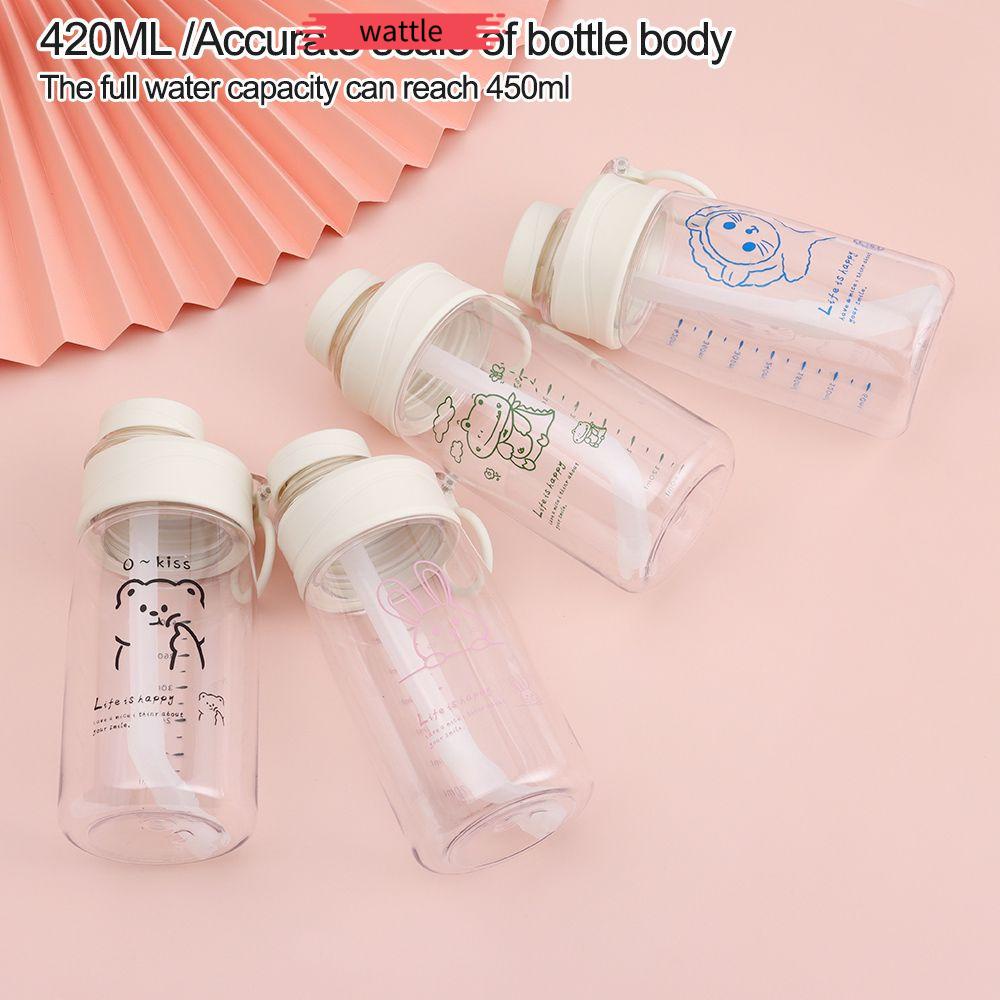 Bình nước thể thao nhiều màu sắc họa tiết nhỏ gọn dành cho học sinh và người lớn