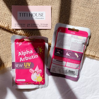 Viên kích trắng và chống nắng New UV Alpha Arbutin 3plus