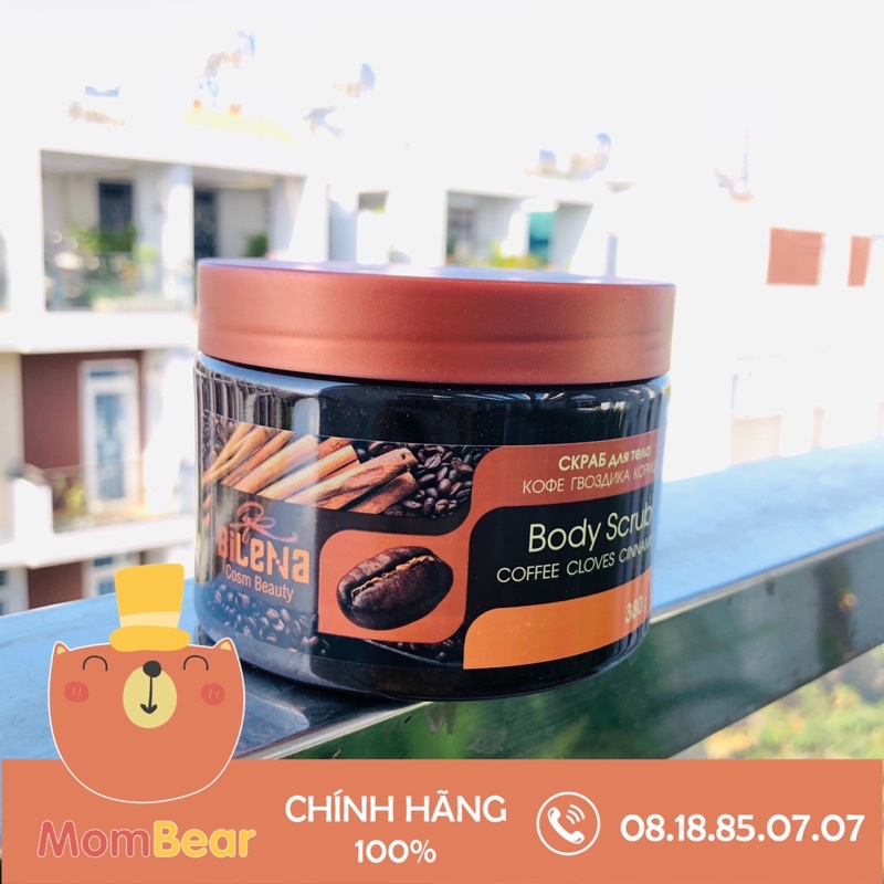 [Ship Nhanh] Tẩy tế bào chết quế hồi - tẩy da chết mặt và cơ thể coffee Bilena Body Scrub 380ml