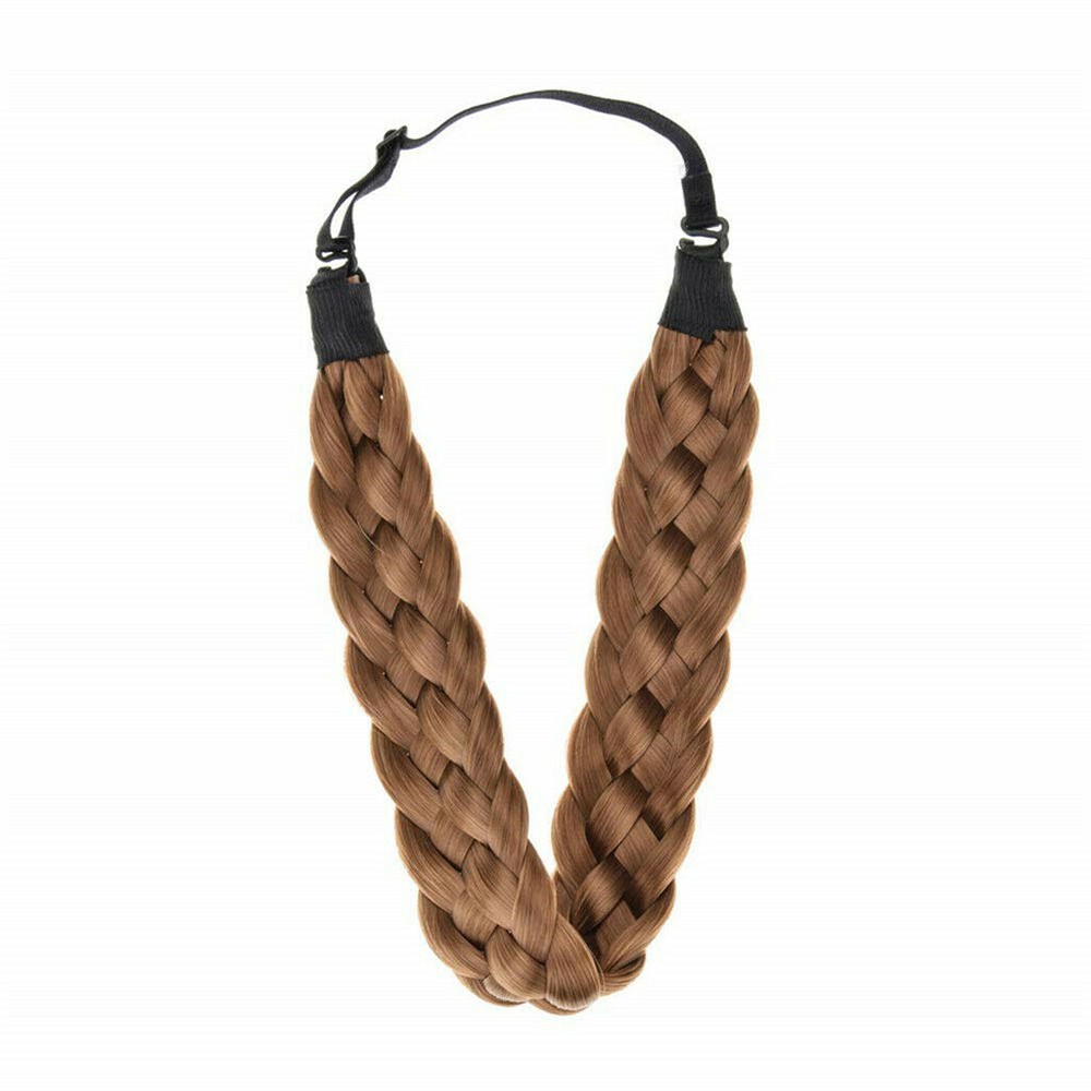 Băng Đô Tóc Giả Thắt Bím Thời Trang Cho Nữ