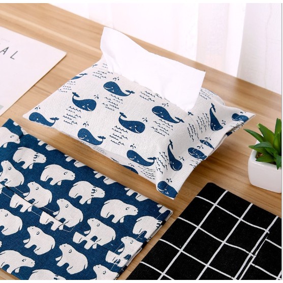Túi vải đựng khăn giấy kích thước nhỏ