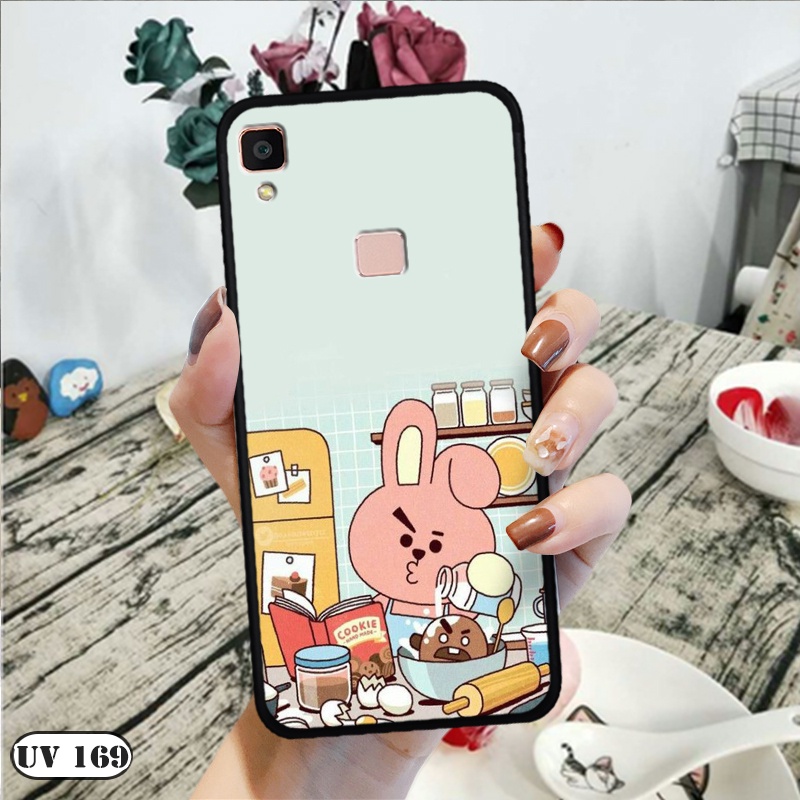 Ốp lưng nhám cho điện thoại Vivo V3