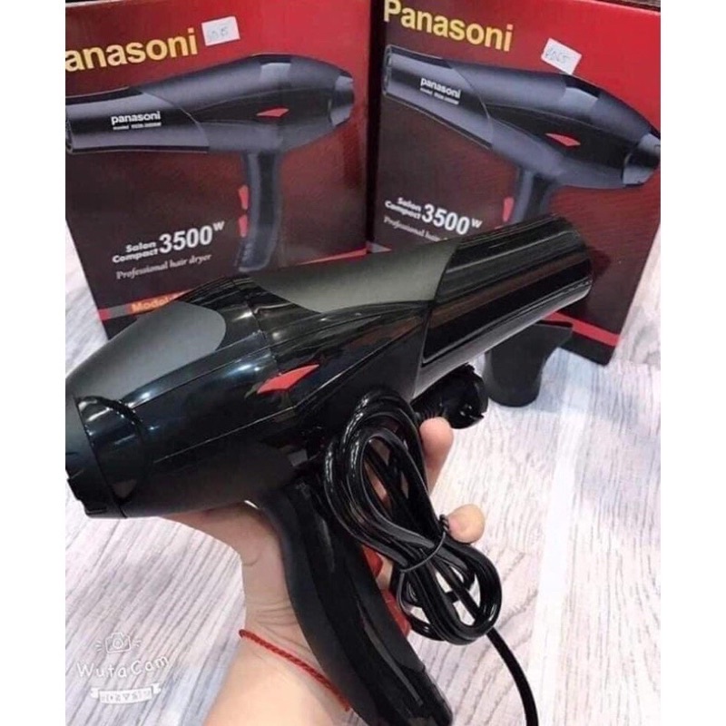 máy sấy tóc tặng kèm đầu chụp 2 dầu nóng lạnh - Công Suất 3500W