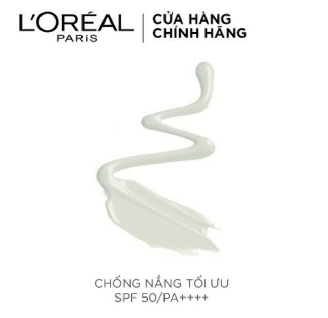 Combo Kem chống nắng L'Oreal Paris Perfect Instant White SPF15ml minisize &amp; Túi trang điểm pha lê Crystal Bag