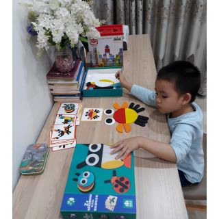Bộ ghép hình tư duy theo thẻ
