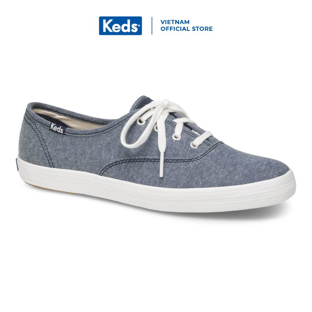 Giày Keds Nữ - Champion Solids Blue - KD060303