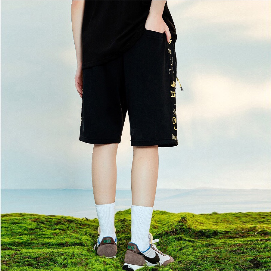 Quần SHORT Nam Nữ Phối Họa Tiết In Chữ LAMLICKA Thời Trang MixxMen SHORT NAM 038