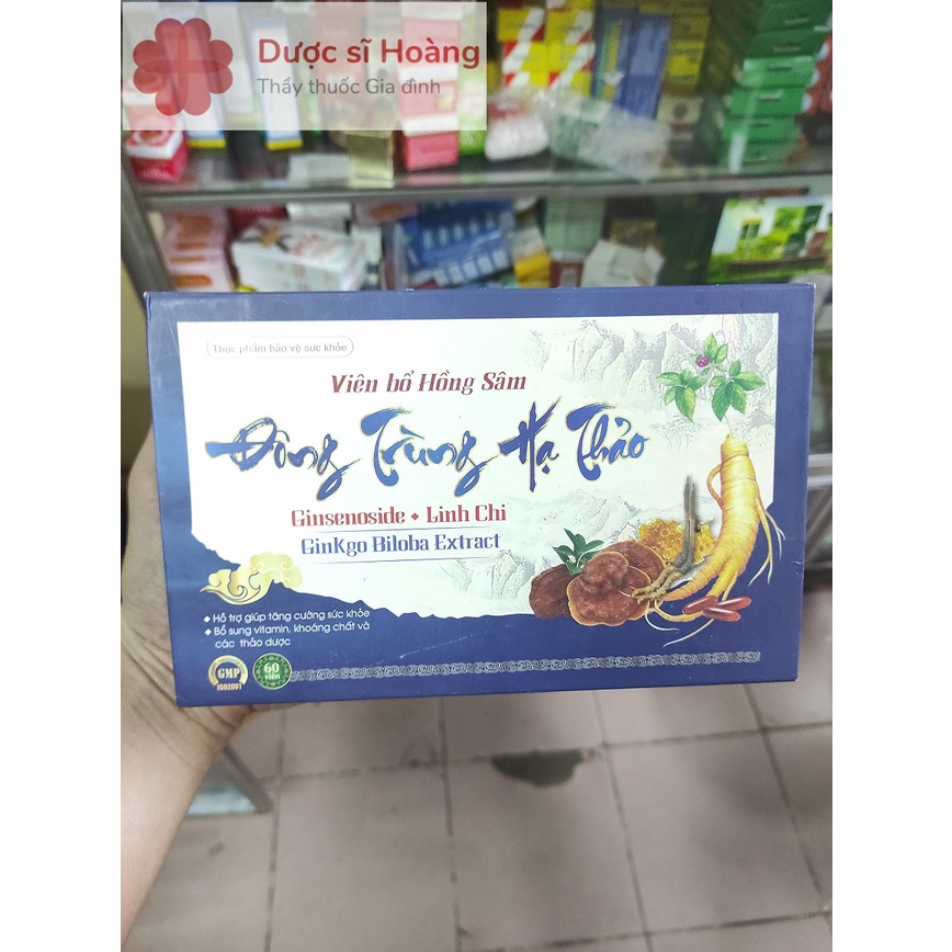 Viên Bổ Hồng Sâm Đông Trùng Hạ Thảo - Bổ Sung Vitamin Khoáng Chất