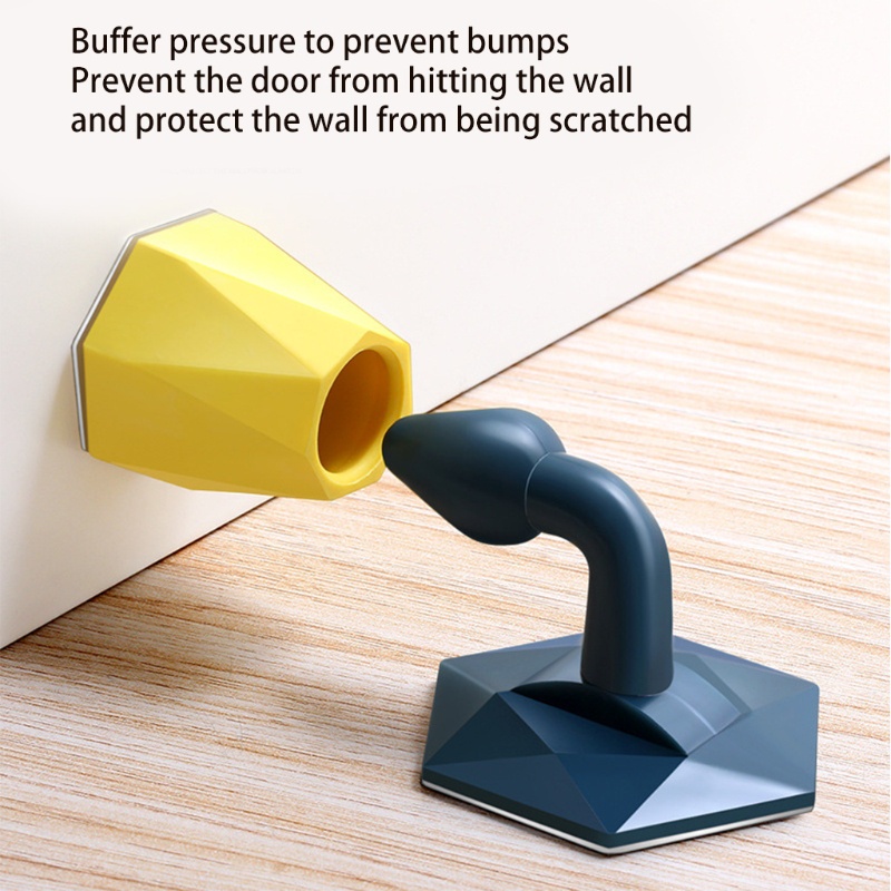 Dụng Cụ Chặn Cửa Bằng Silicone Chống Va Chạm Không Gây Tiếng Ồn Tiện Dụng Cho Gia