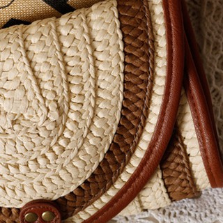 Túi đeo chéo đan lát handmade thời trang nữ tính