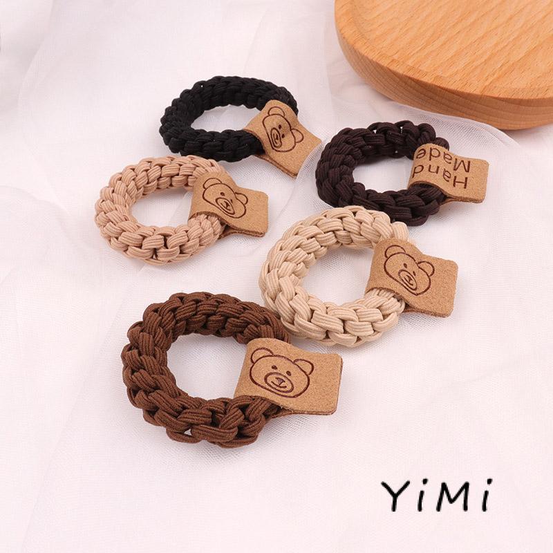 Dây Buộc Tóc Cao Su Dày Co Giãn Tốt Thiết Kế Đơn Giản Thời Trang Xinh Xắn