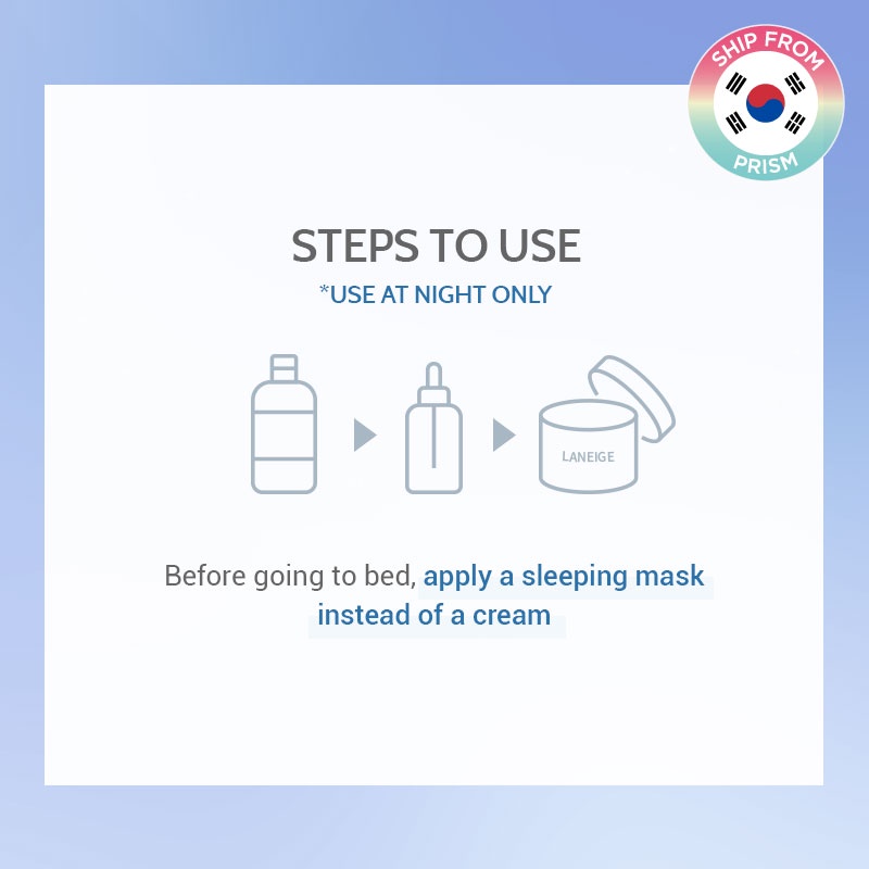 Laneige Sleeping Mask Mini from PRISM