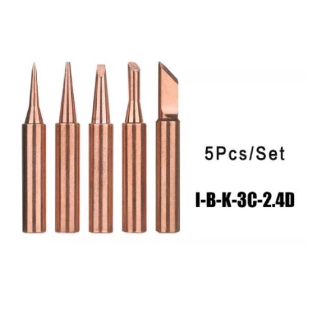 5 Đầu Mũi Hàn hakko936 hàng xịn bằng đồng