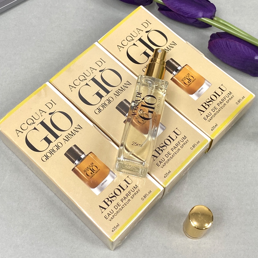 Nước hoa nội địa trung Acqua Di Gio Absolu 25ml thơm lâu hương tươi mát pha chút gỗ