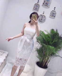 Đầm ren 2s cúp ngực