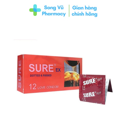 Bao cao su Sure (Hộp 3 bao)